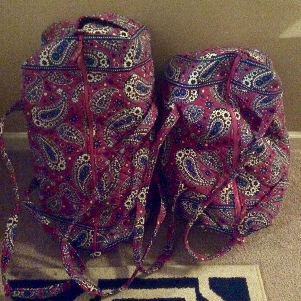 Vera Bradley Boysenberry Duffel Set